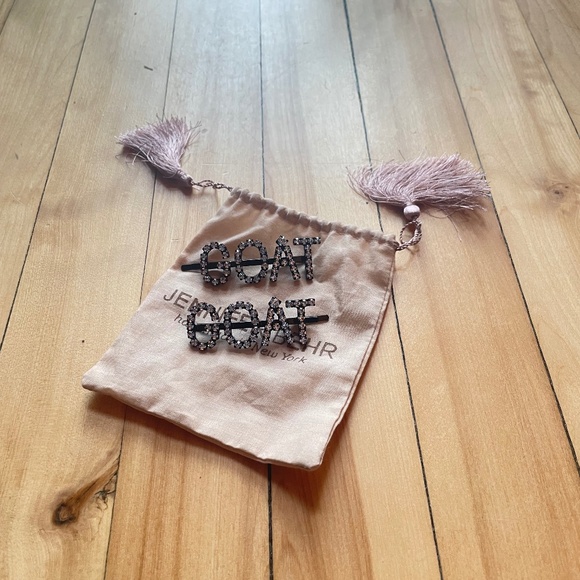 Jennifer Behr G.O.A.T. Crystal Hair Barrettes - Picture 1 of 4